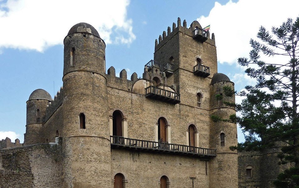 Gondar Castles, Gondar, Amhara Region, Ethiopia